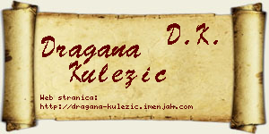 Dragana Kulezić vizit kartica